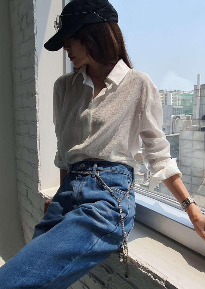 Gentle B - Korean Women Fashion - #momslook - Shrink Shirt