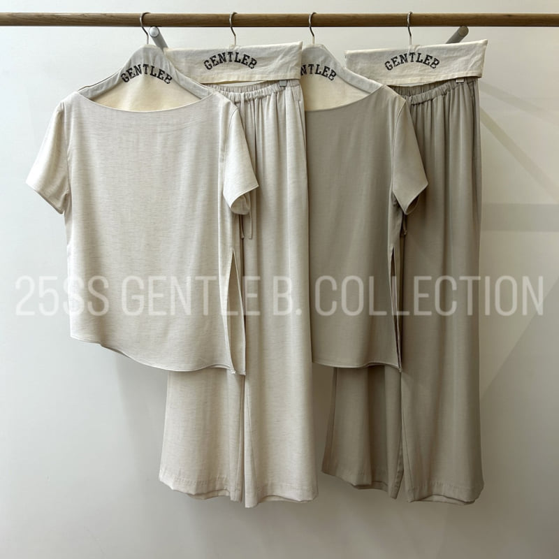 Gentle B - Korean Women Fashion - #momslook - Drop Shoulder Top