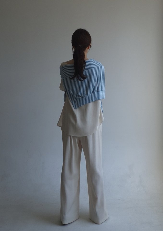 Gentle B - Korean Women Fashion - #momslook - Drop Shoulder Top - 7