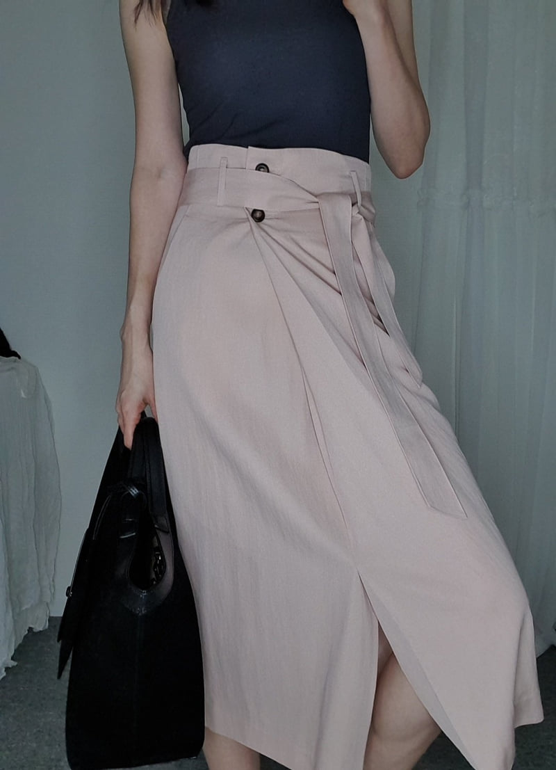 Gentle B - Korean Women Fashion - #momslook - Mine Long Skirt - 12