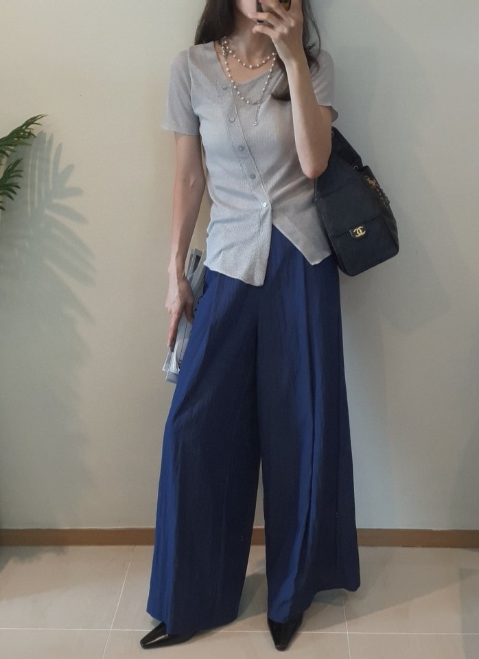 Gentle B - Korean Women Fashion - #pursuepretty - Linen-Like Tee - 8