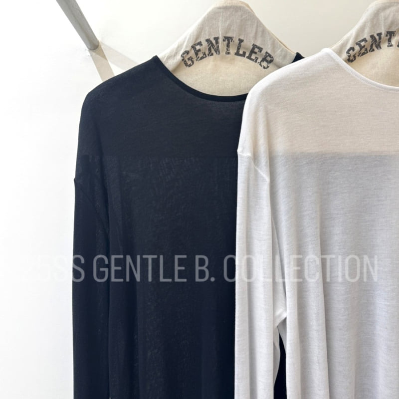 Gentle B - Korean Women Fashion - #pursuepretty - Tencel Long Long Tee - 12