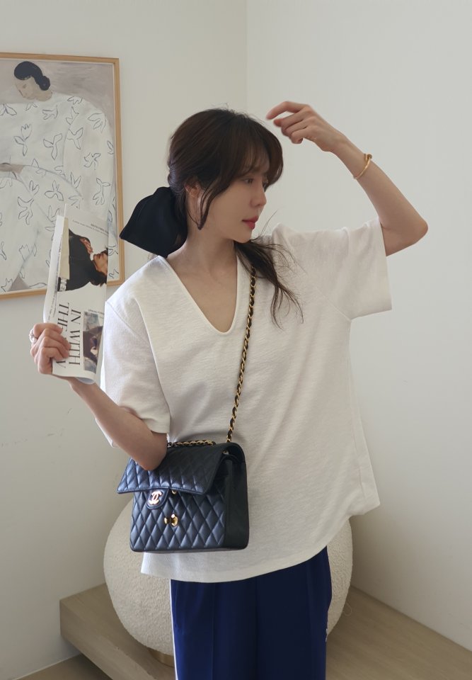 Gentle B - Korean Women Fashion - #romanticstyle - Uncle Oversized Tee