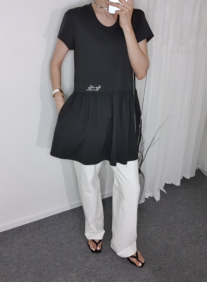 Gentle B - Korean Women Fashion - #romanticstyle - Pumping Long Tee - 6