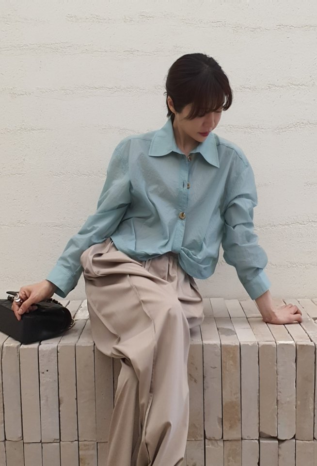Gentle B - Korean Women Fashion - #shopsmall - Twist Shirt - 5