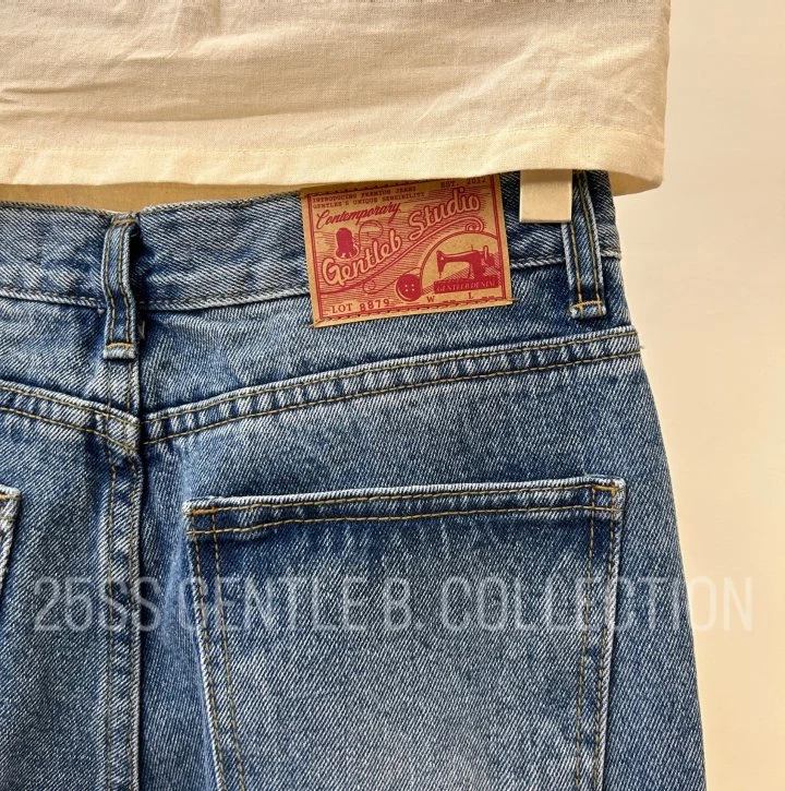 Gentle B - Korean Women Fashion - #shopsmall - Low-Rise Denim Pants - 4