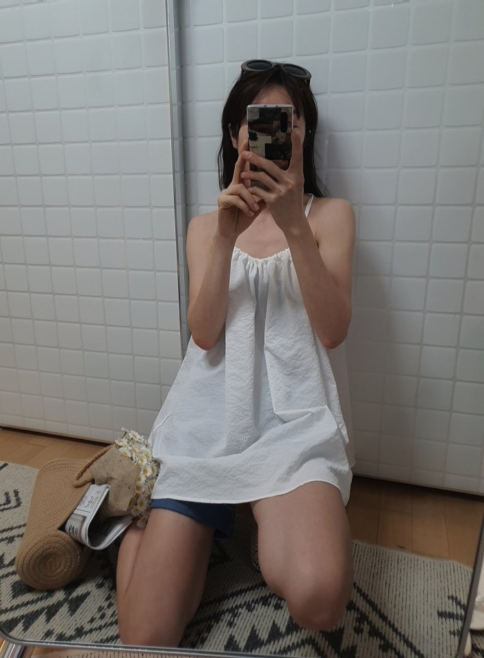 Gentle B - Korean Women Fashion - #vintageinspired - Wrinkle Long Sleeveless - 12
