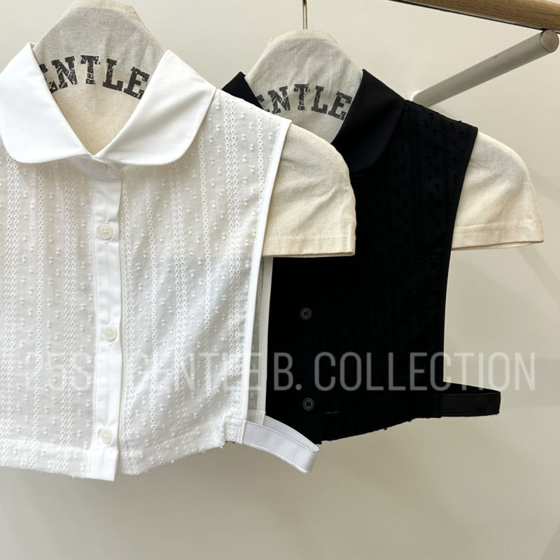 Gentle B - Korean Women Fashion - #vintageinspired - Visual Collar Top - 12