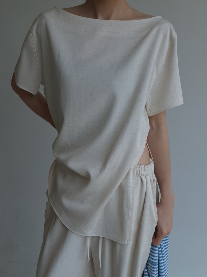 Gentle B - Korean Women Fashion - #vintageinspired - Drop Shoulder Top - 9