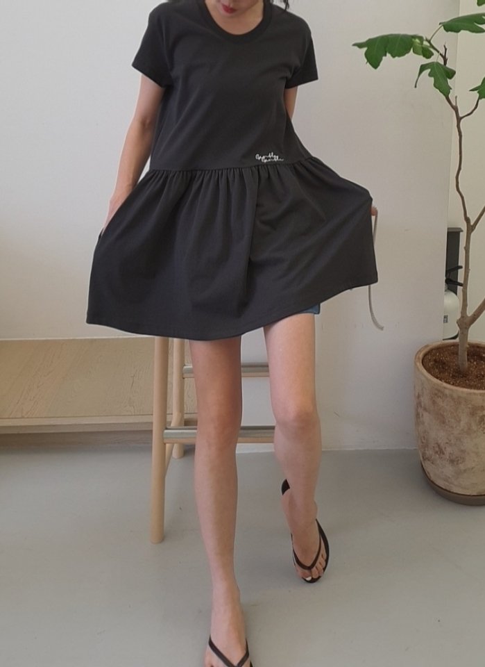 Gentle B - Korean Women Fashion - #vintagekidsstyle - Pumping Long Tee - 3