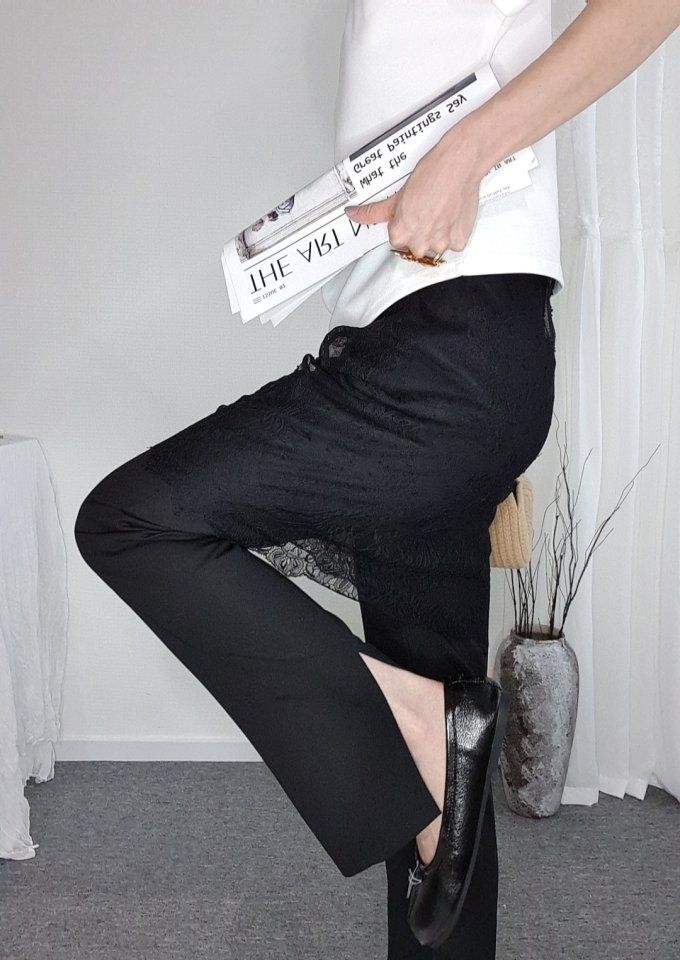 Gentle B - Korean Women Fashion - #womensfashion - Long Leg Pants - 3