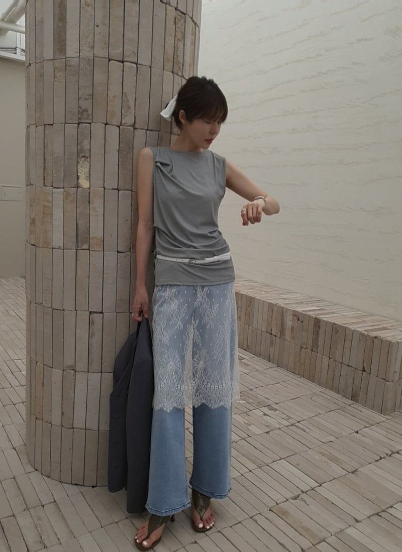 Gentle B - Korean Women Fashion - #womensfashion - Garden Lace Skirt - 12