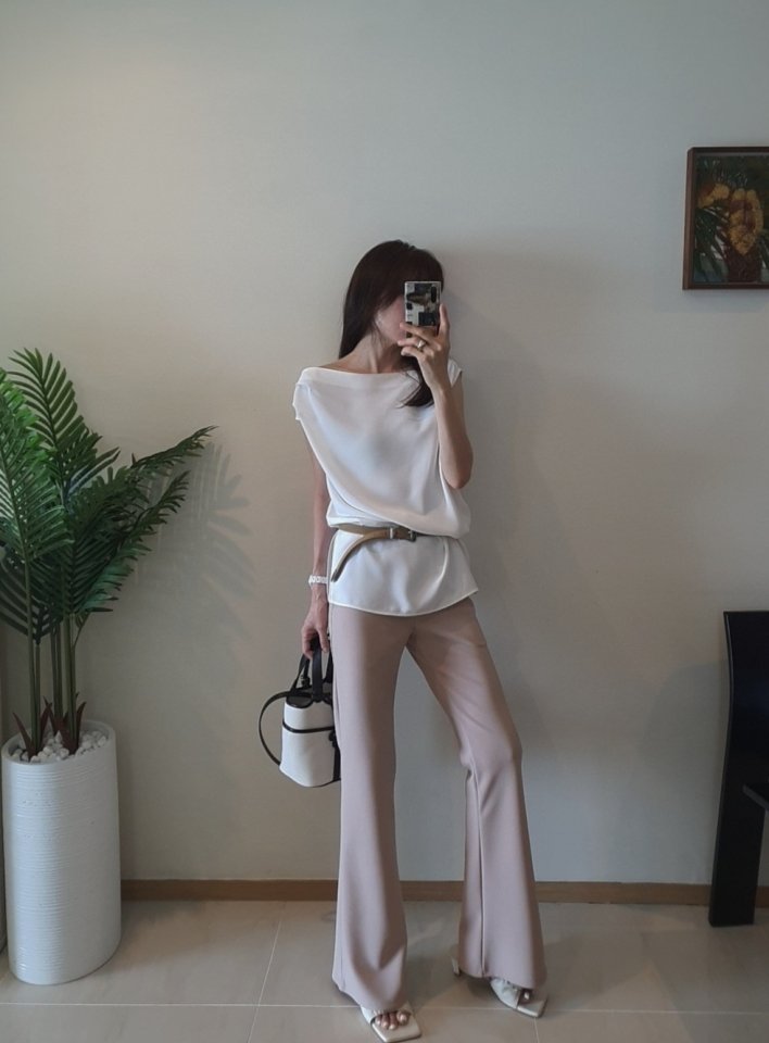Gentle B - Korean Women Fashion - #womensfashion - Cool Brush Pants - 6