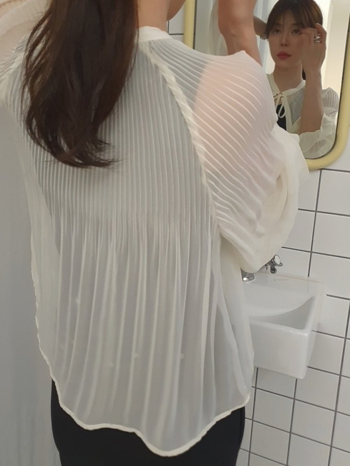Gentle B - Korean Women Fashion - #womensfashion - Pleats Cardigan - 7