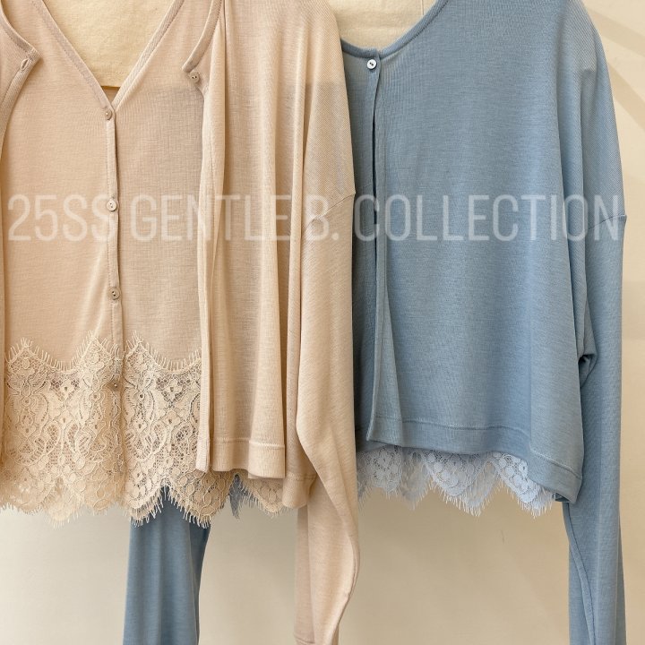 Gentle B - Korean Women Fashion - #momslook - Pico Sleeveless Cardigan Set - 4