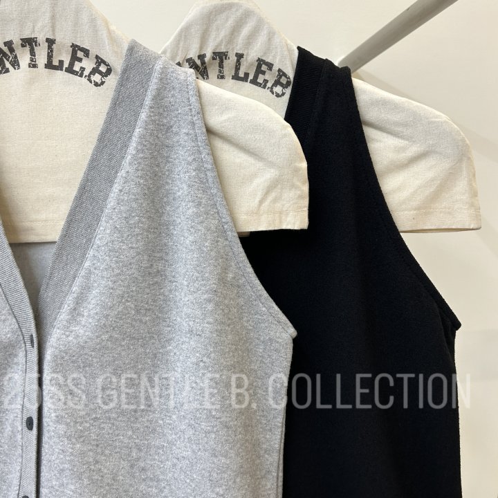Gentle B - Korean Women Fashion - #womensfashion - Halter Sleeveless Cardigan - 7