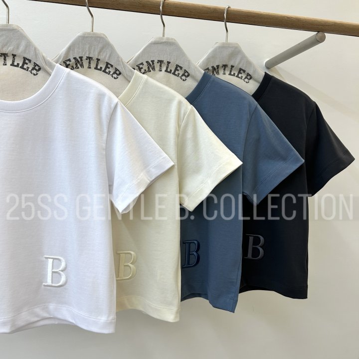 Gentle B - Korean Women Fashion - #womensfashion - Eco Embroidered Tee - 12