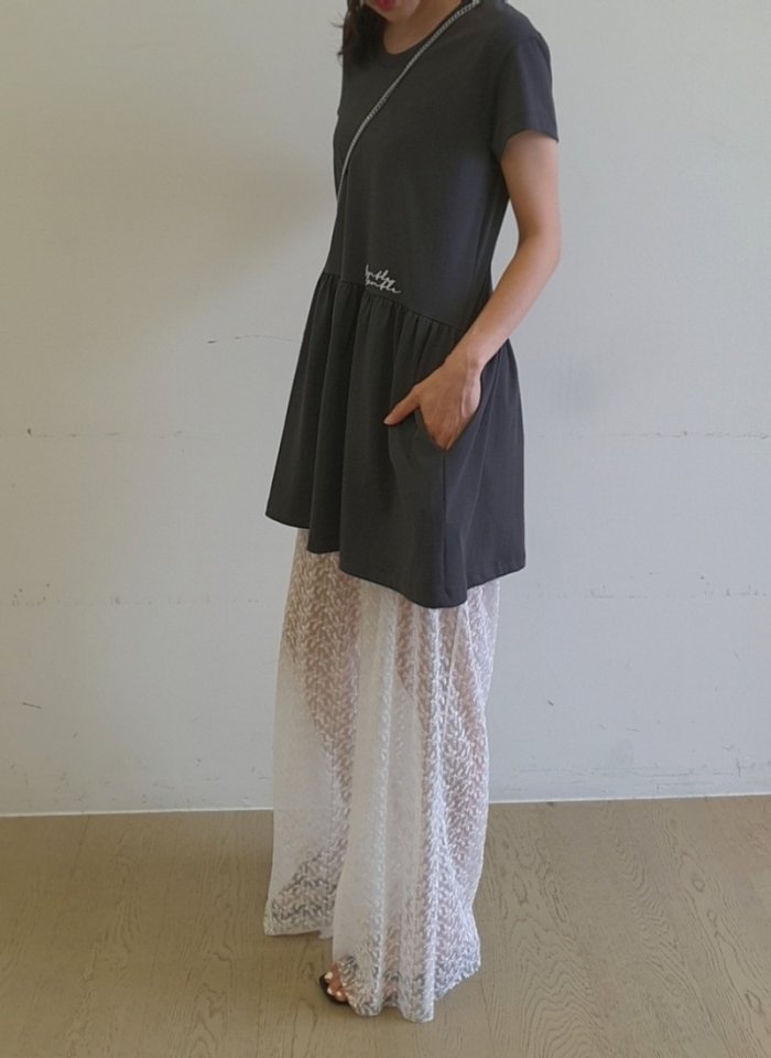 Gentle B - Korean Women Fashion - #womensfashion - Pumping Long Tee