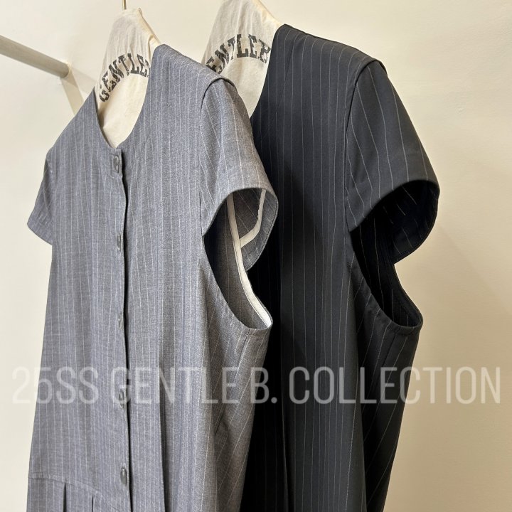Gentle B - Korean Women Fashion - #womensfashion - Aespa Pleated One-piece - 6