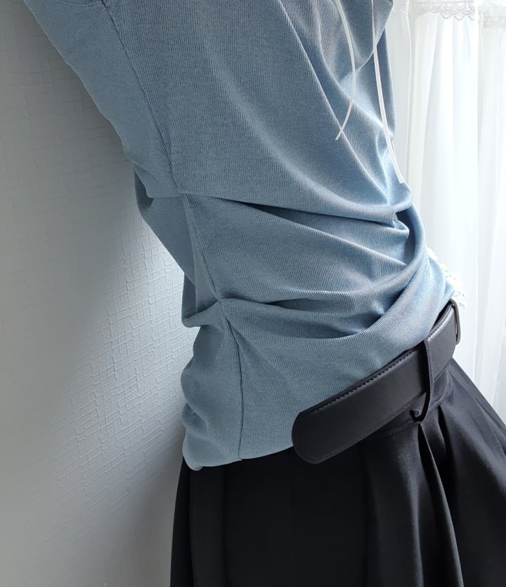 Gentle B - Korean Women Fashion - #womensfashion - Drape Long Sleeveless