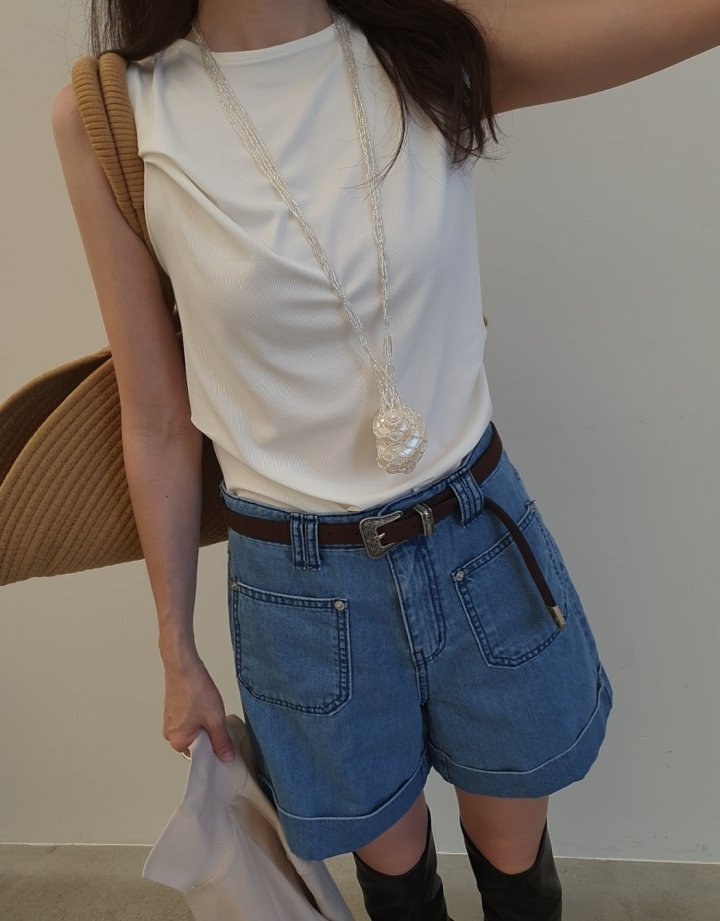 Gentle B - Korean Women Fashion - #womensfashion - Drape Long Sleeveless - 7