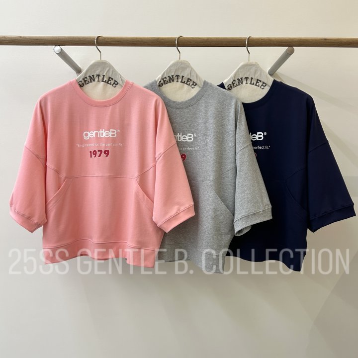 Gentle B - Korean Women Fashion - #momslook - Kangaroo Tee - 4