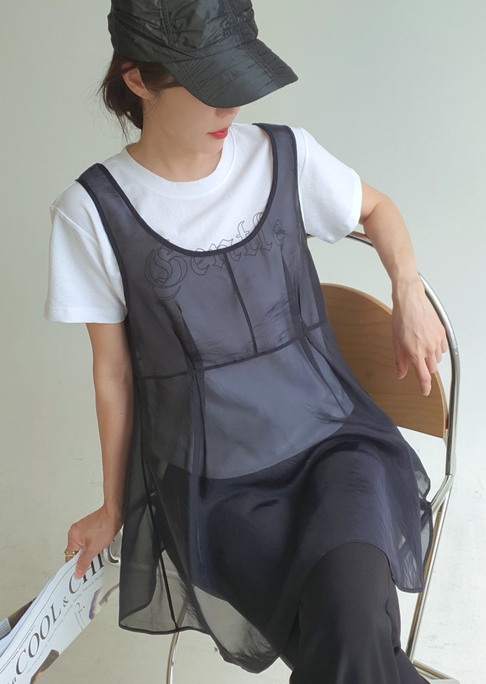 Gentle B - Korean Women Fashion - #womensfashion - Layered Chiffon Top - 7