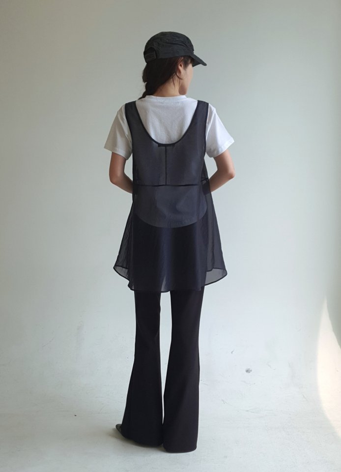 Gentle B - Korean Women Fashion - #womensfashion - Layered Chiffon Top - 9