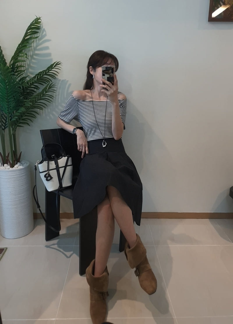 Gentle B - Korean Women Fashion - #womensfashion - Two-Way Top Skirt - 10
