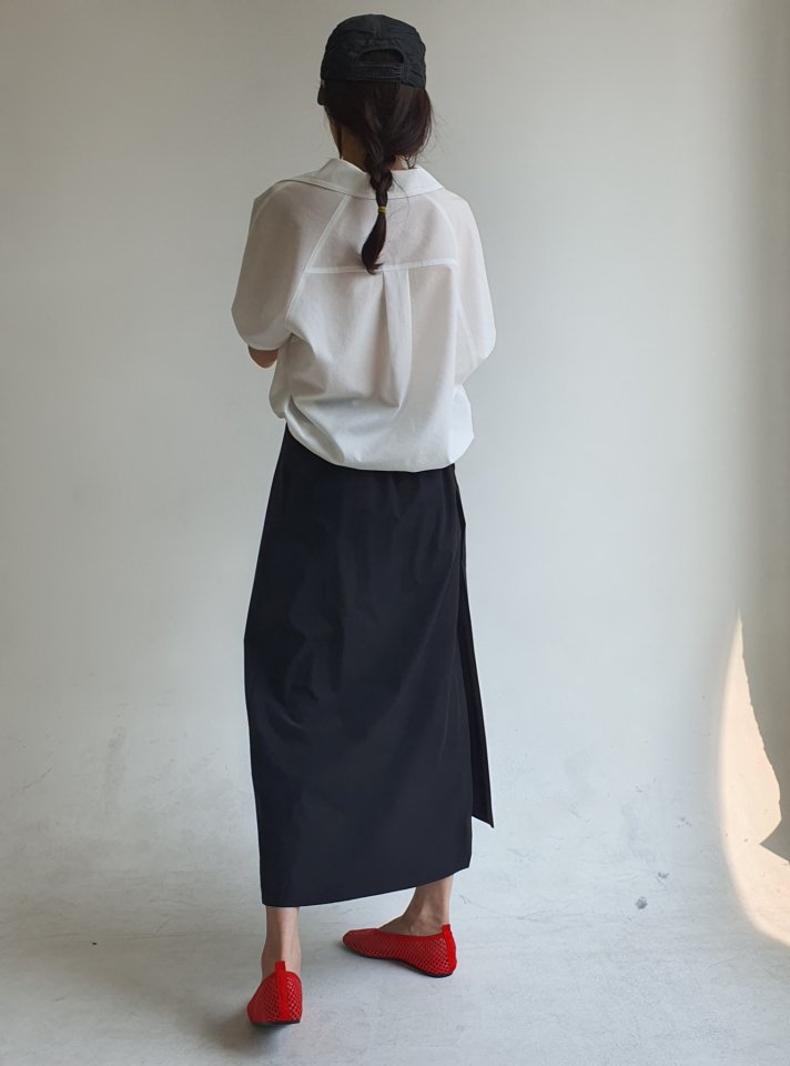 Gentle B - Korean Women Fashion - #womensfashion - Oversized String Shirt - 9