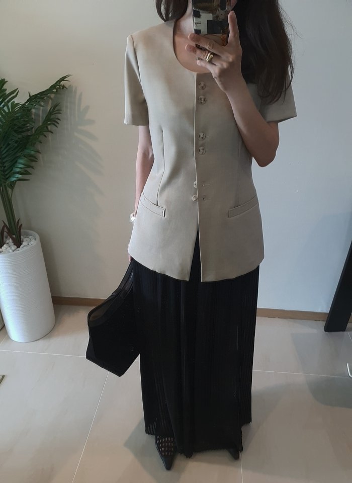 Gentle B - Korean Women Fashion - #womensfashion - Square Jacket - 5