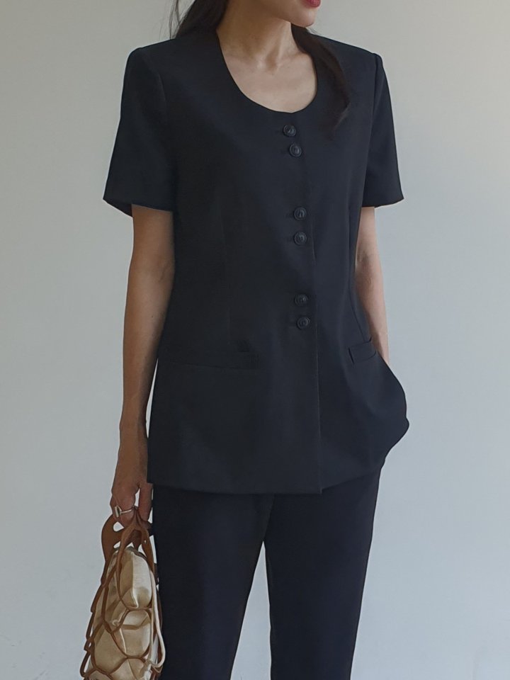 Gentle B - Korean Women Fashion - #womensfashion - Square Jacket - 9