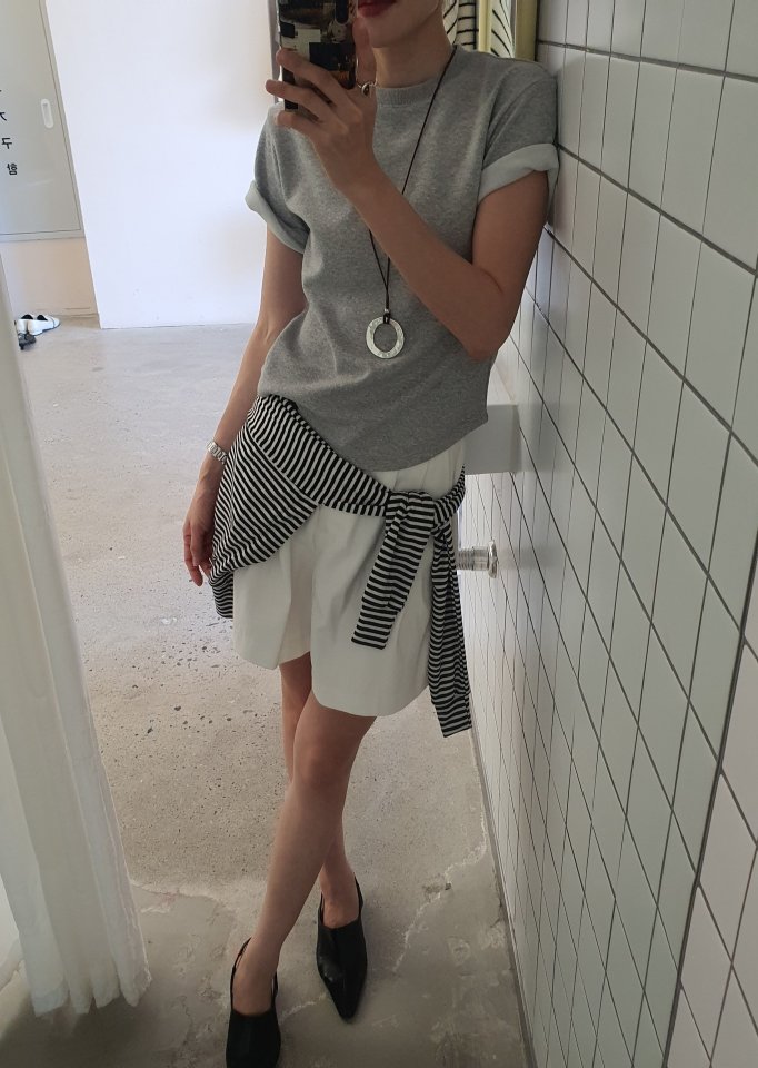 Gentle B - Korean Women Fashion - #womensfashion - Stone Tee - 2