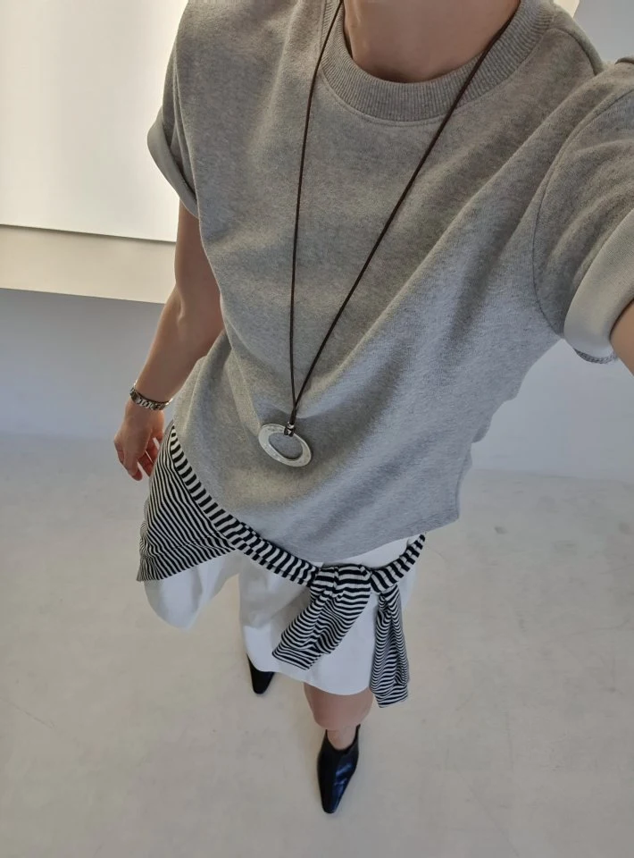 Gentle B - Korean Women Fashion - #womensfashion - Stone Tee - 8