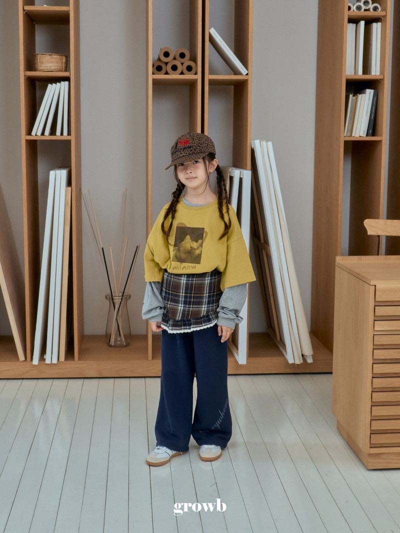 Grow B - Korean Children Fashion - #Kfashion4kids - Check Apron - 9