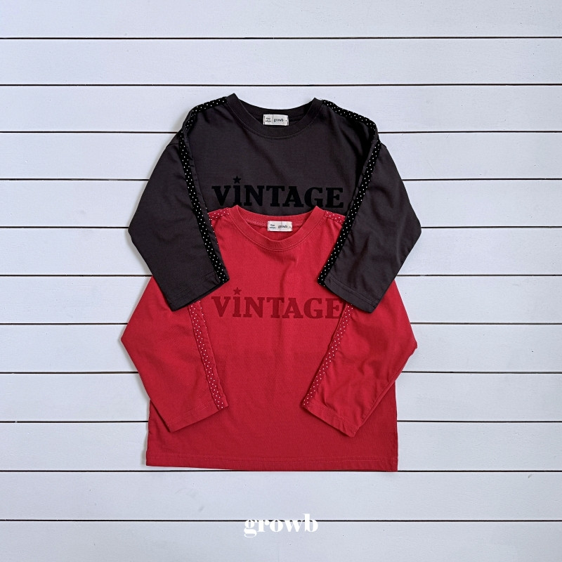 Grow B - Korean Children Fashion - #Kfashion4kids - Vintage Tee - 2