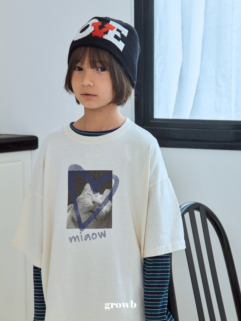 Grow B - Korean Children Fashion - #childofig - Miyao Tee - 9