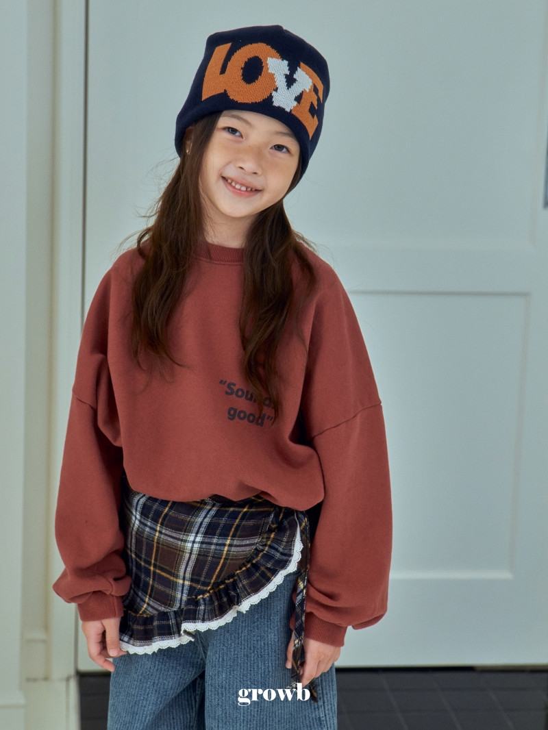 Grow B - Korean Children Fashion - #childofig - Sound Sweatshirt - 5