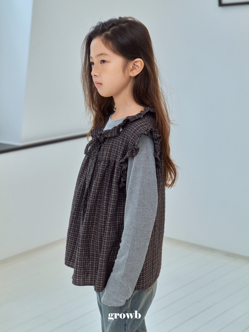 Grow B - Korean Children Fashion - #childofig - Miu Blouse - 7