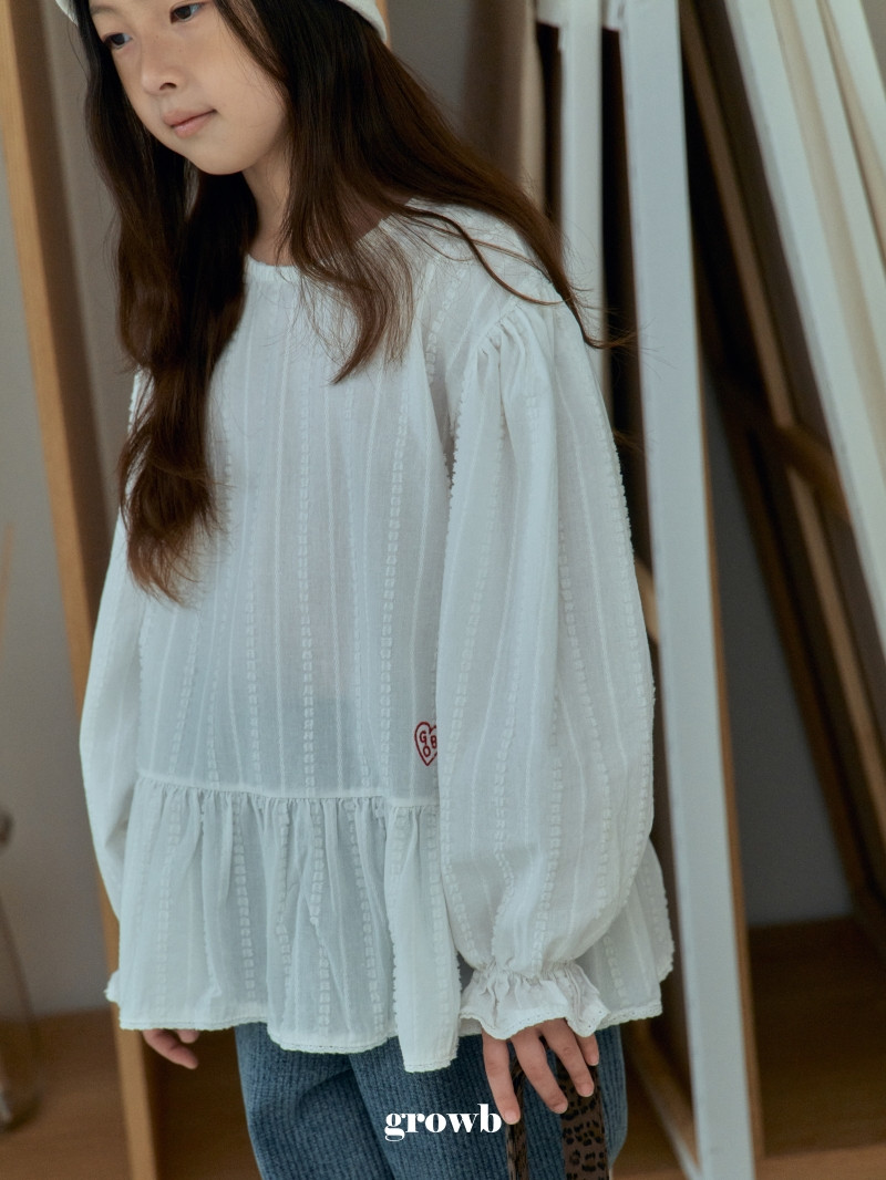 Grow B - Korean Children Fashion - #childofig - Peony Blouse - 5