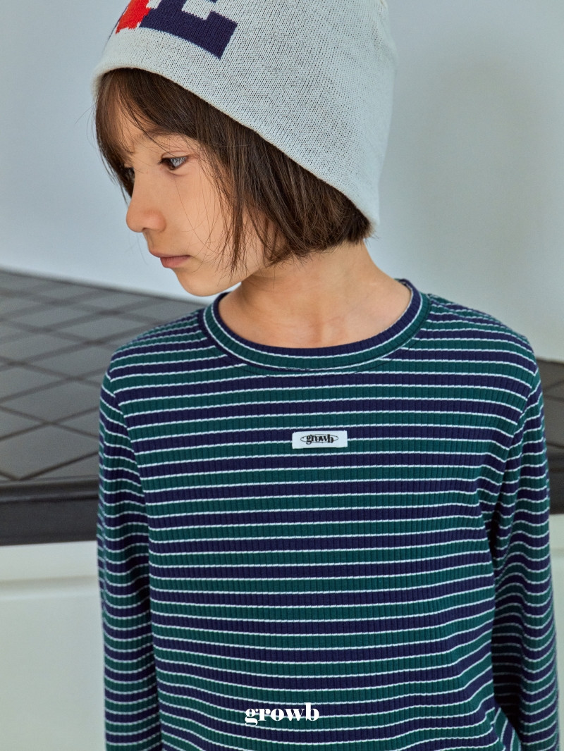 Grow B - Korean Children Fashion - #childofig - Maron Slim Tee - 11