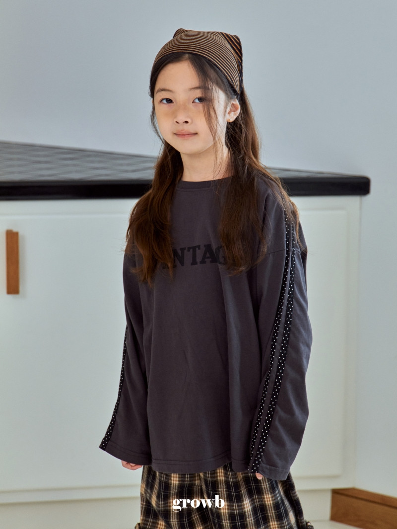 Grow B - Korean Children Fashion - #childofig - Vintage Tee - 10