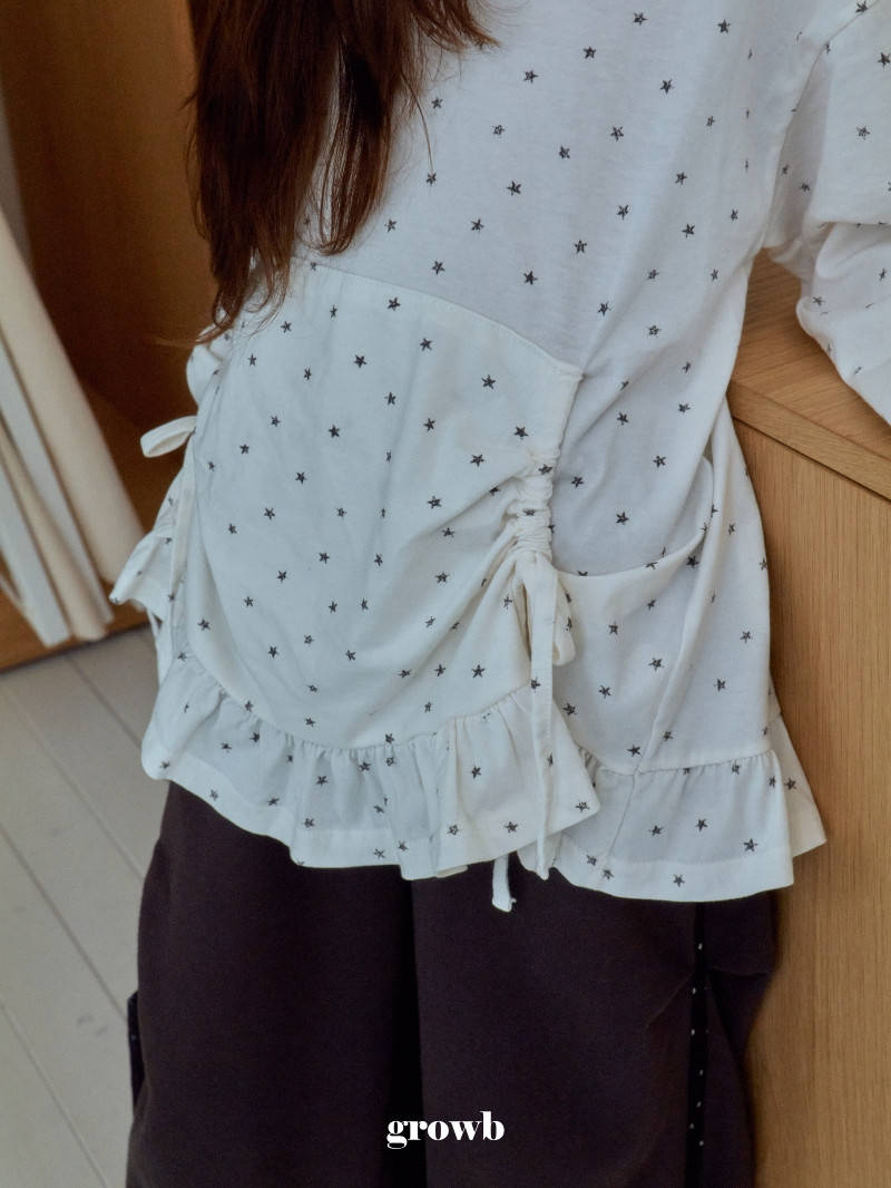 Grow B - Korean Children Fashion - #childrensboutique - Rough Long Tee - 7