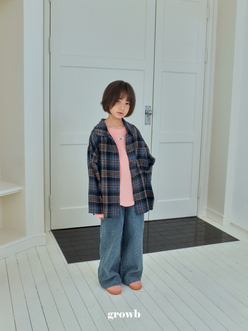 Grow B - Korean Children Fashion - #childrensboutique - Maron Slim Tee - 12
