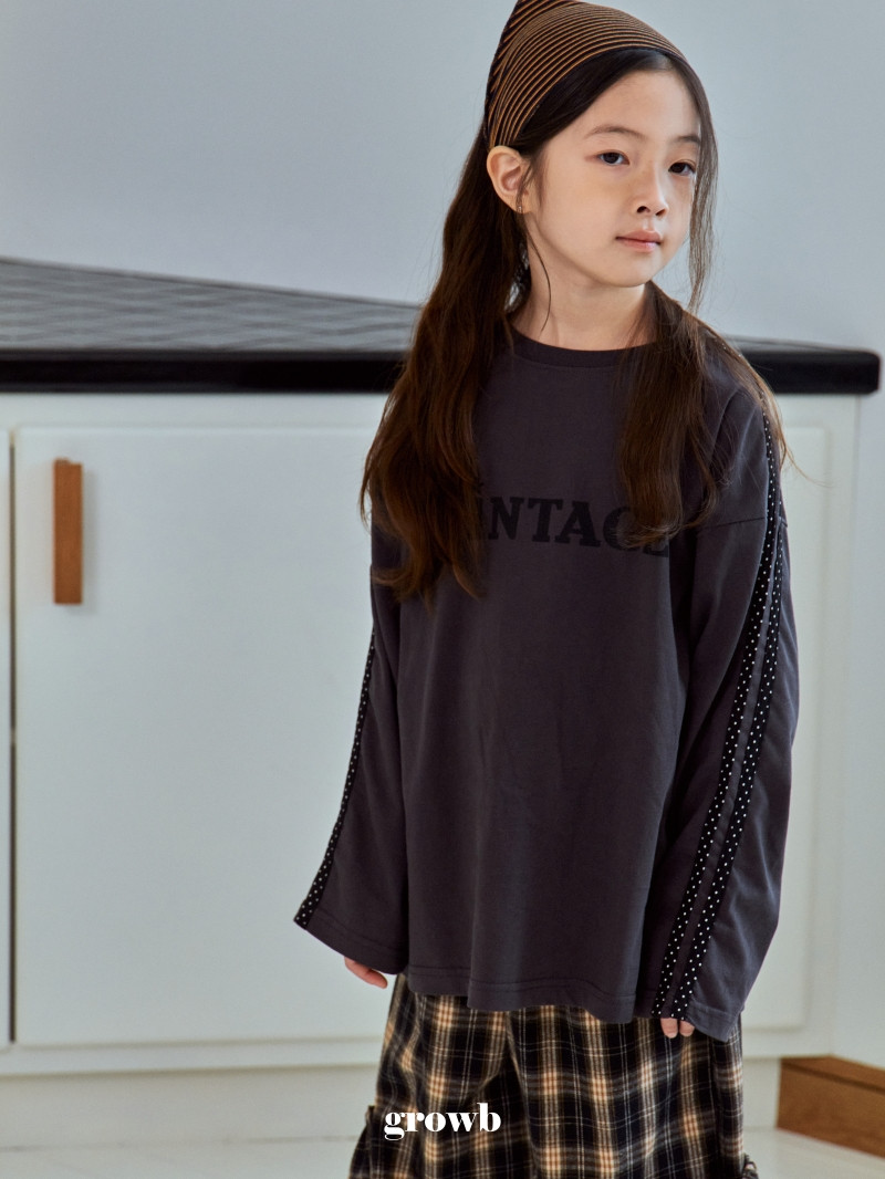 Grow B - Korean Children Fashion - #childrensboutique - Vintage Tee - 11