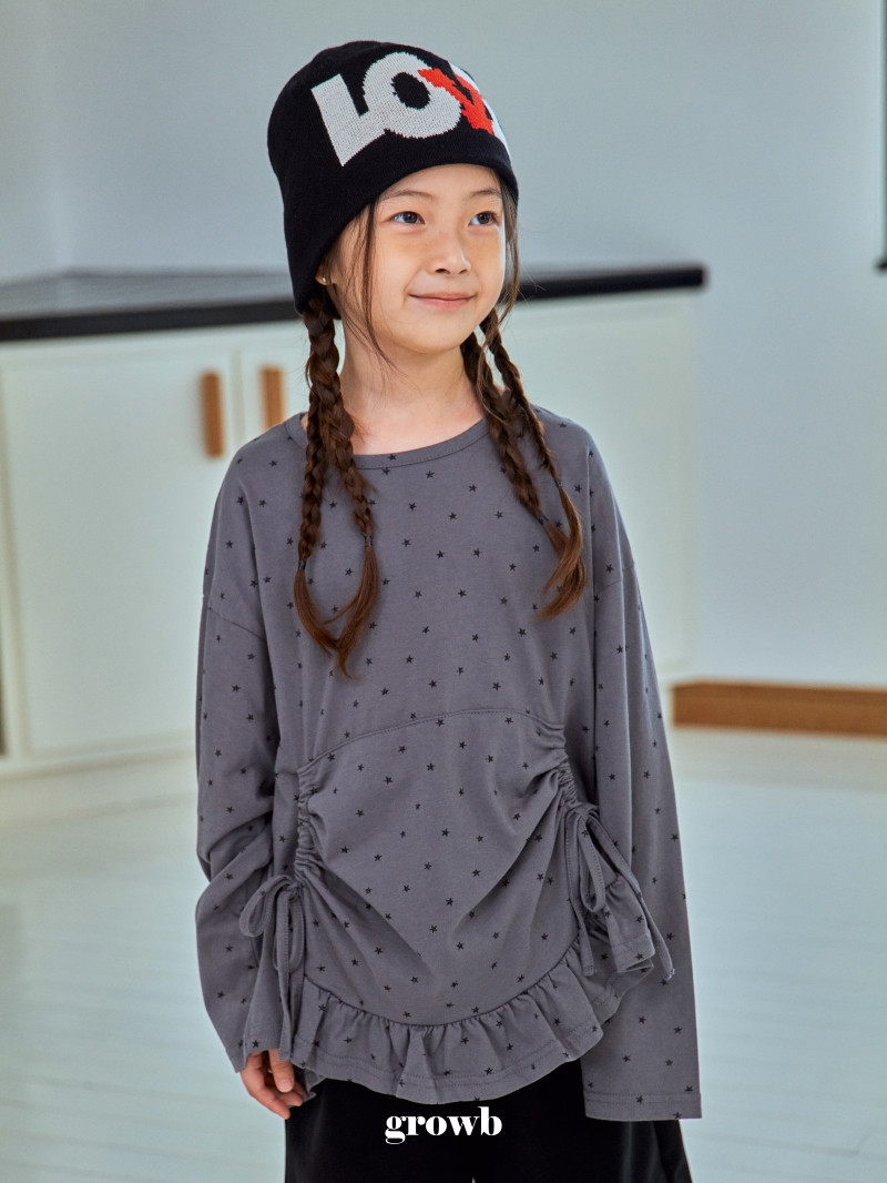 Grow B - Korean Children Fashion - #discoveringself - Rough Long Tee - 9