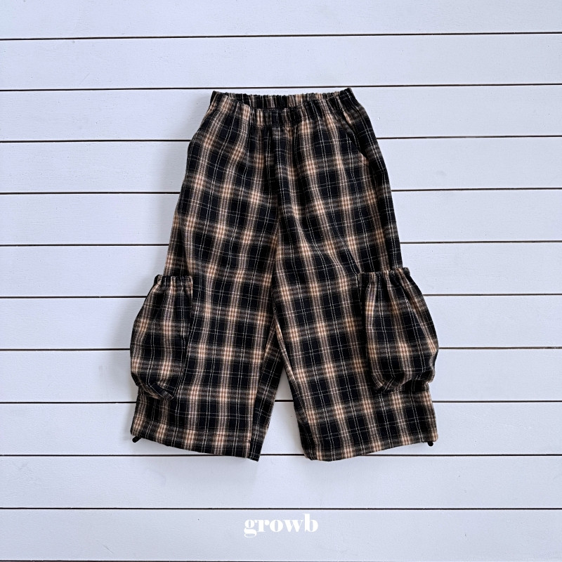 Grow B - Korean Children Fashion - #discoveringself - Check‑pocket Pants - 2