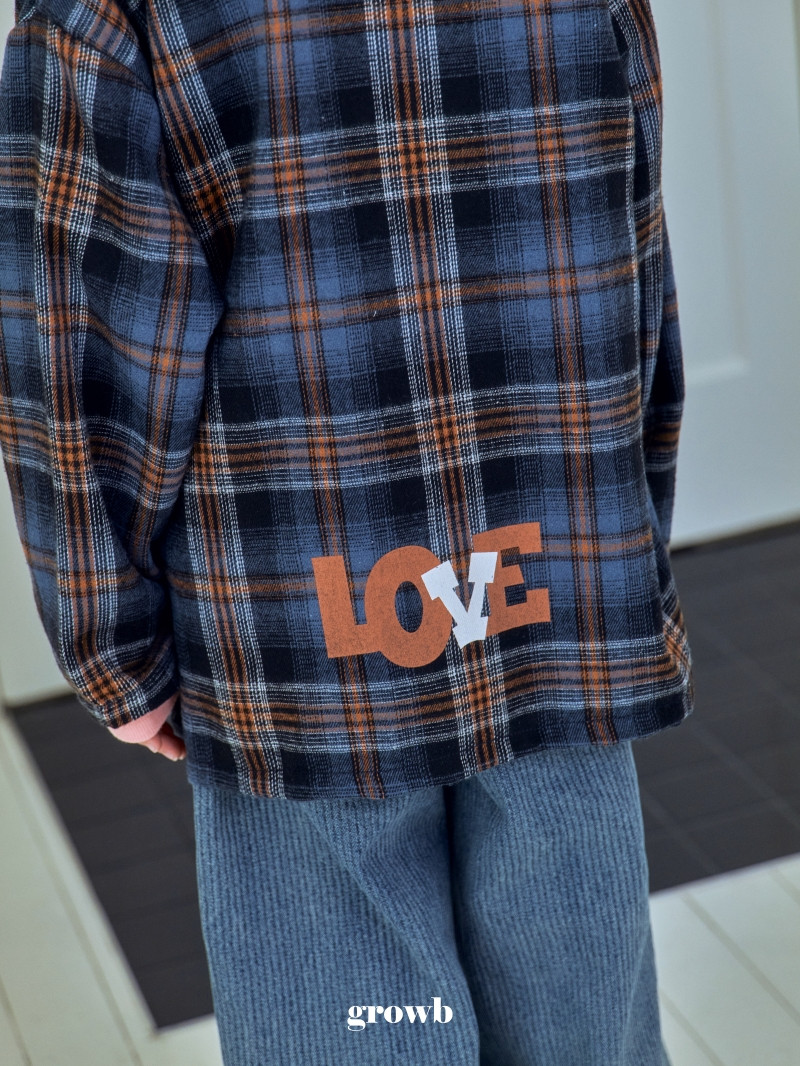 Grow B - Korean Children Fashion - #discoveringself - Love Shirt - 7