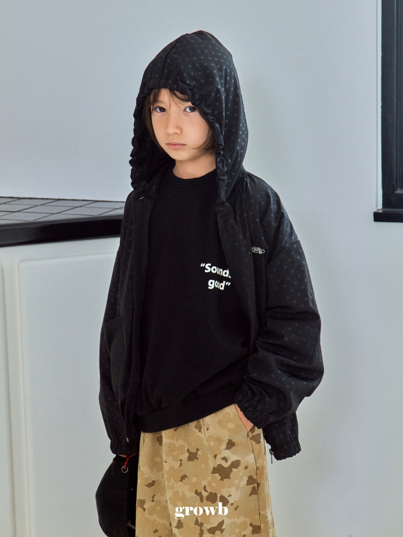 Grow B - Korean Children Fashion - #fashionkids - Sound Sweatshirt - 9