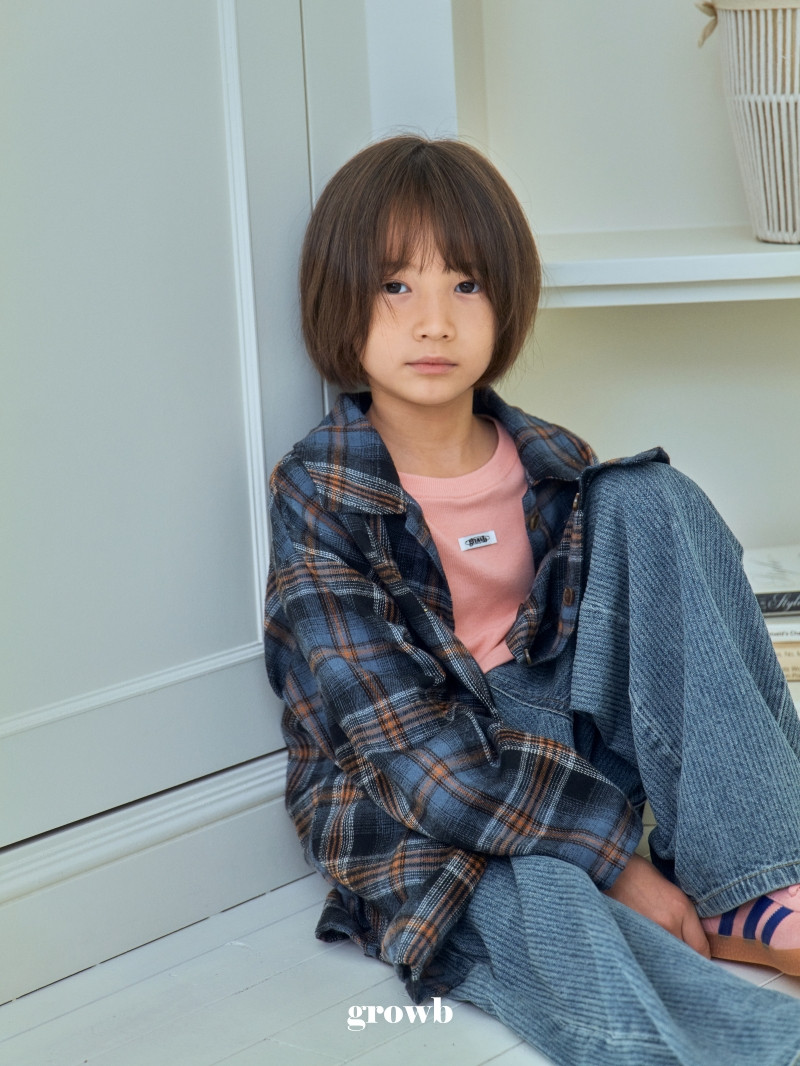 Grow B - Korean Children Fashion - #fashionkids - Love Shirt - 8